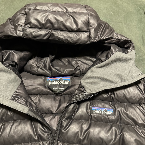 Women's Down Sweater Hoody - Picture 6 of 8